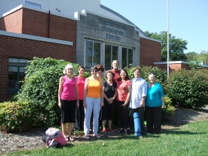 The First Yoga Students at Elizabethton Recreation Center w/ the Teacher